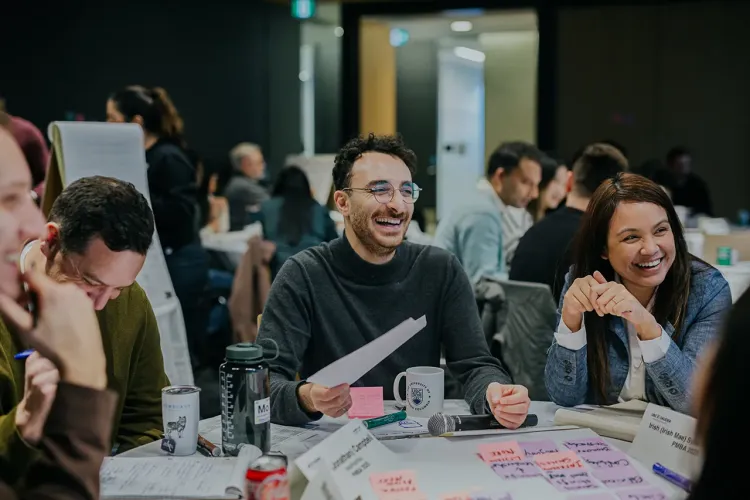 Group of people collaborating